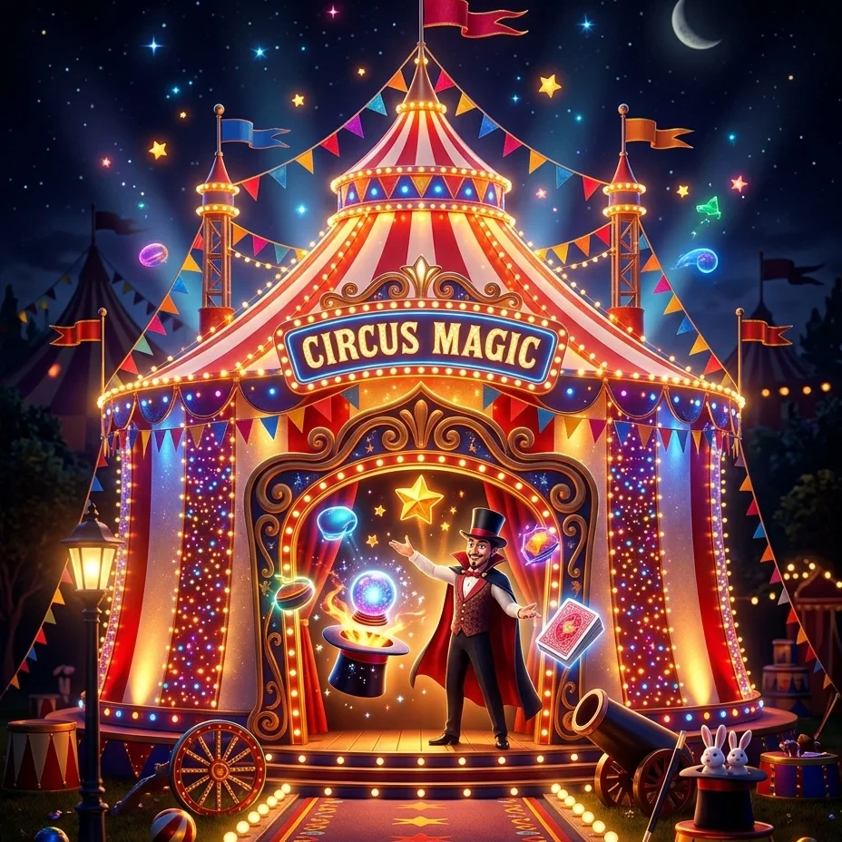 Magic Circus slot på Holyluck Casino