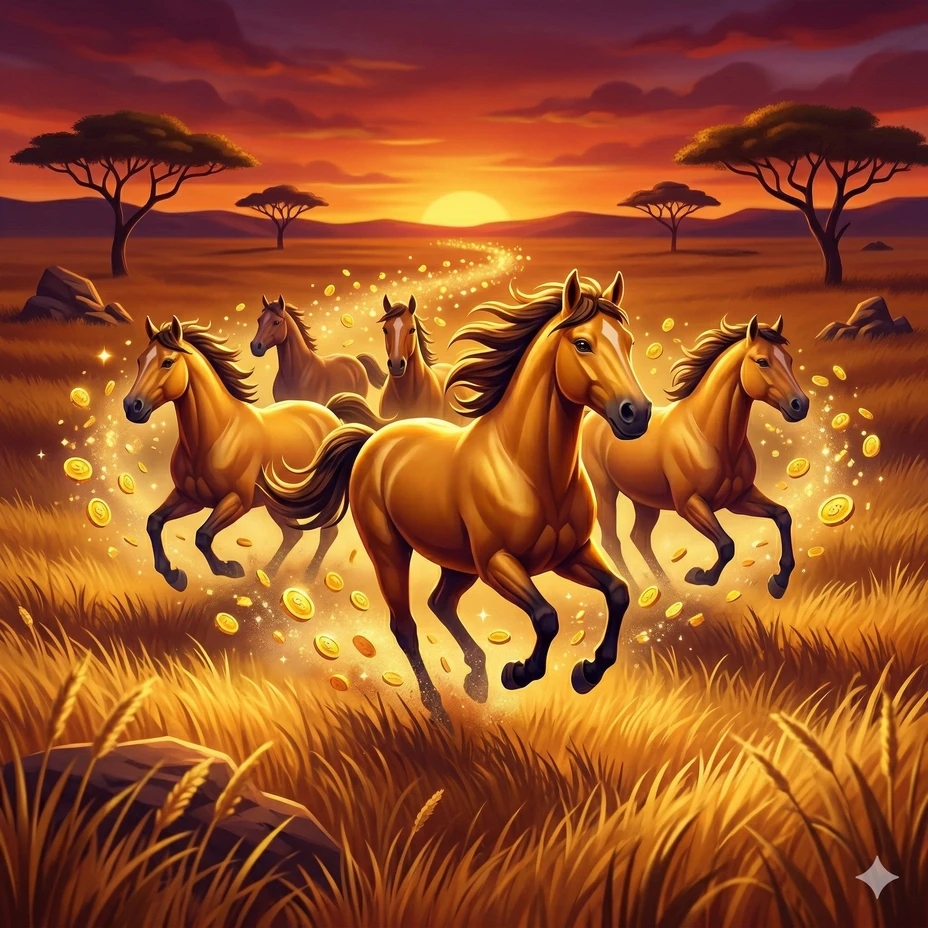 Mustang Gold slot på Holyluck Casino